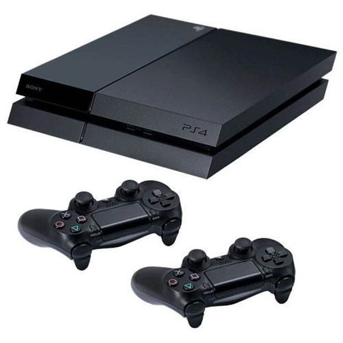 کنسول بازی سونی (استوک) PS4 FAT | مشکی 500 گیگابایت به همراه یک دسته اضافه