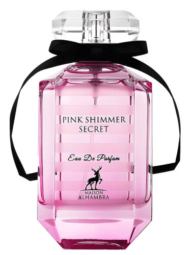 عطر ادکلن پینک شیمر سکرت الحمبرا “ویکتوریا سکرت بامبشل”Alhamra women's perfume Pink Shimmer Secret model