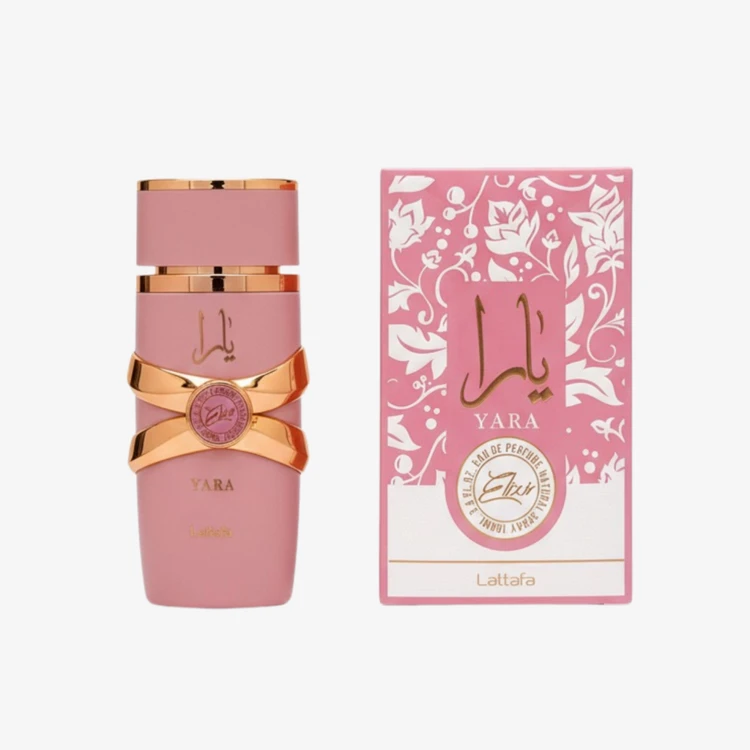 عطر ادکلن زنانه یارا صورتی الکسیر لطافه حجم 100 میل