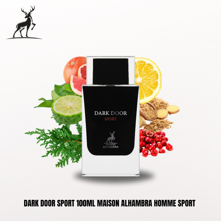 عطر ادکلن دارک دور اسپورت الحمبرا اورجینال اصلی ( مشابه دیور هوم اسپرت ) مردانه | DARK DOOR SPORT ALHAMBRA