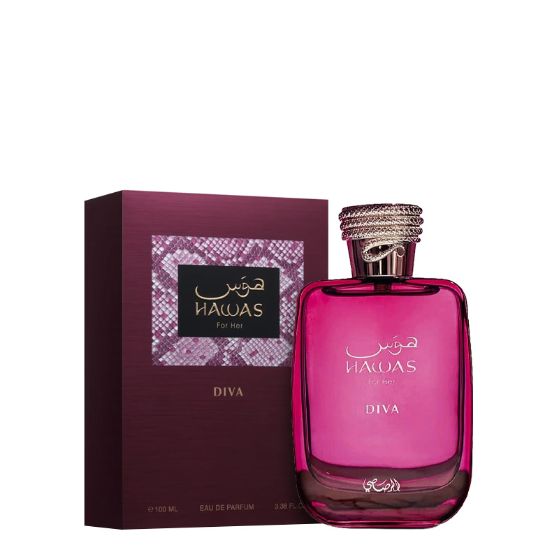 عطر ادکلن زنانه هوس دیوا رصاصی حجم 100 میل