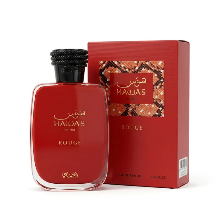عطر ادکلن ادوپرفیوم زنانه هوس رژ (روج) برند رصاصی حجم 100 میل